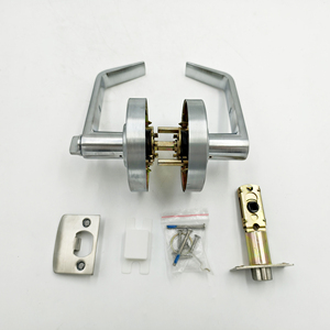 Serrure cylindrique de qualité commerciale robuste en acier inoxydable 304, ensemble de serrures de porte modernes haute sécurité, certifiées UL, pour la vente en gros - Product Image 3