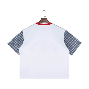 Nuova lettera di tendenza girocollo <span class=keywords><strong>semplice</strong></span> t-shirt <span class=keywords><strong>bianca</strong></span> da uomo giapponese fresca gioventù Base All-match maniche corte oversize in bianco - Product Image 2