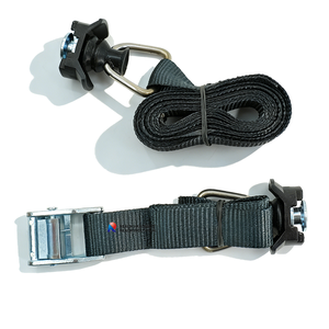 Correa de Amarre de Poliéster de 25 mm con Hebilla de Leva y Accesorios para Riel en L, Correas de Amarre con Trinquete, Accesorios de Control de Carga, Riel en L - Product Image 5