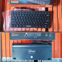 JERTECH DK500 Mode Baru Keyboard Gaming Mini 60% Portabel Berkabel 4 Warna Lucu untuk Gamer Arab