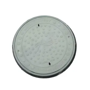 Customized Affordable Round Manhole Cover Corrosion Resistant Rainwater Sewer FRP Manhole Cover
