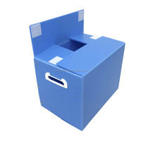 Caisses de stockage pliables en plastique industriel, caisses en plastique ondulé PP, emballages pliables, conteneurs d'expédition, boîte Danpla à vendre