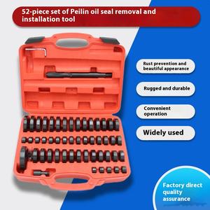 52 pièces fer manchon Peilin joint d'huile outil de démontage moyeu de roue roulement Installation enlèvement roulement extracteur presse douille - Product Image 5