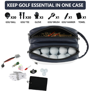 Vente en gros directe d'usine <span class=keywords><strong>de</strong></span> sacs d'accessoires <span class=keywords><strong>de</strong></span> golf, sacs <span class=keywords><strong>de</strong></span> rangement pour accessoires <span class=keywords><strong>de</strong></span> golf en cuir imperméable <span class=keywords><strong>de</strong></span> haute qualité, sacs <span class=keywords><strong>de</strong></span> golf personnalisés - Product Image 2