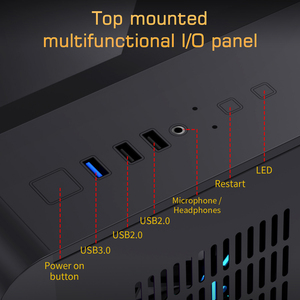 Lovingcool OEM/ODM kustom menara penuh ATX casing PC lemari komputer Desktop dengan tampilan suhu tersedia - Product Image 5