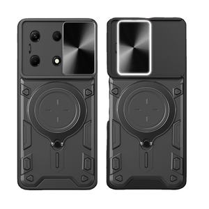 Nuevo para Infinix Note <span class=keywords><strong>30</strong></span> VIP NOTE 30I Note <span class=keywords><strong>30</strong></span> cubierta lente Cámara protectora ventana corredera anillo de Metal soporte magnético funda de teléfono - Product Image 1