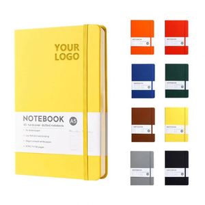 Custom Logo Business <b>A5</b> Personalized Pu Leather Notebook Cover <b>Notepad</b> with 100 Sheets for Company Office Meetings - Product Image 1