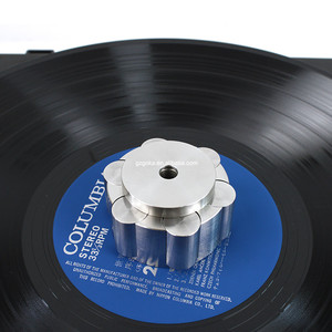 Nhà Máy Bán sỉ kỷ lục LP Vinyl kỷ lục trọng lượng thép không gỉ ổn định đĩa thị trấn với 45rpm Adapter - Product Image 5