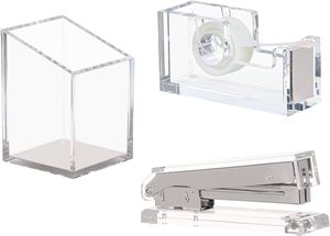 Nuovo regalo fantasia Custom bambino forniture all'ingrosso negozio per <span class=keywords><strong>ufficio</strong></span> prodotti articoli per la scuola Set di cancelleria in acrilico - Product Image 2