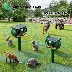 Fabricant professionnel de dispositifs de dissuasion pour animaux, répulsif ultrasonique pour usage en jardin, repousse efficacement les chats et les écureuils - Product Image 2