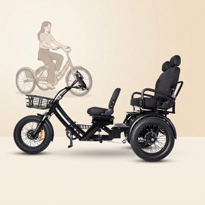 2026 Adult Electric Tricycle 1500W 3 Wheel Open Body Cargo 48V 60AH Battery Long <b>Range</b> 300KM - Product Image 1