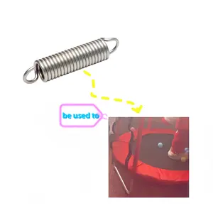DVT direct factory supplier high quality stainless steel good price tension springs for trampoline spring parts