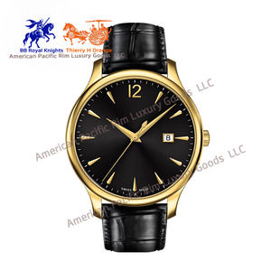 Reloj de Cuarzo de Lujo para Hombre de Alta Gama, Calidad 5A, Correa de Cuero, Escala de Números Romanos, Correa Impermeable, Calendario - Product Image 6