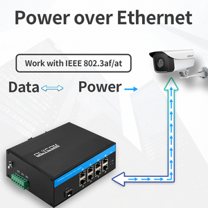 Gigabyte 8-Cổng RJ45 và 1*1000Mbps SFP Port PoE Ethernet chuyển đổi cho IP Camera - Product Image 6