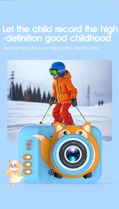Niños regalo de Navidad Mini pantalla HD 1080P Cámara Digital para niños corte zorro dibujos animados juguete foto pegatina <span class=keywords><strong>Video</strong></span> chico Cámara - Product Image 5