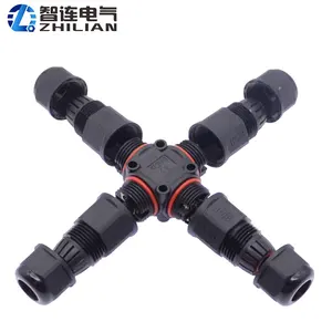 X type IP68 L20 2 3 Way 2 3 Pin Connector Assembly Solar Industrial Outdoors LED Waterproof wire Connector