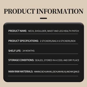 Productos más vendidos ungüento negro viejo Adecuado para molestias cervicales y lumbares parche lumbar - Product Image 2