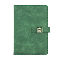 Carnets en gros : Carnet d'écriture en cuir PU A5 personnalisé, couverture rigide, idéal comme cadeau, avec impression possible