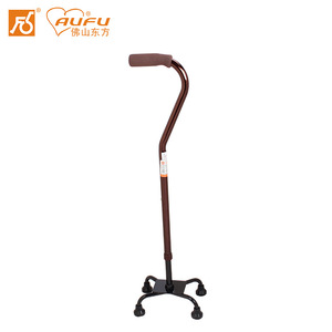 ไม้เท้าอลูมิเนียมอัลลอยด์แบบสี่ขาปรับระดับความสูงได้สำหรับผู้สูงอายุ - Product Image 3