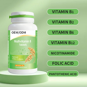 วิตามินรวมสำหรับผู้ใหญ่ ODM OEM อาหารเสริม วิตามินบีรวมชนิดเม็ด บี1 บี2 บี6 บี12 - Product Image 3