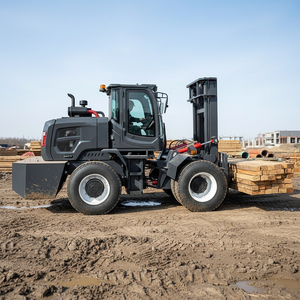 ביצועים גבוהים מפעל מחוץ לכביש מלגזה ארבע כונן חקלאי כל השטח מלגזה טיפול פריקה מלגזה - Product Image 2