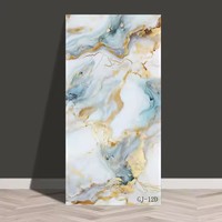 Panneaux muraux en PVC marbré UV modernes, imperméables, à motifs géométriques, pour la salle à manger, l'extérieur, la cuisine, les panneaux TV