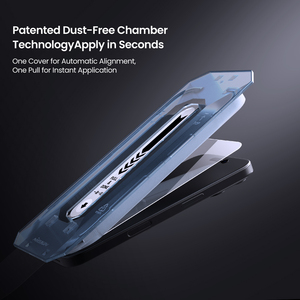 Nillkin bảo hiểm đầy đủ kính cường lực với cập nhật Dễ dàng cài đặt công cụ Bền 9H + kính cho iPhone 16 bảo vệ màn hình - Product Image 3