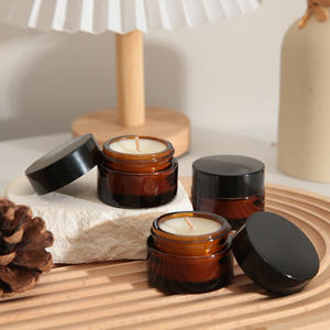 卸売プライベートラベル低Moq10時間燃焼時間ナチュラルココナッツワックストラベルミニティーライト香りキャンドルカスタムステッカー付き - Product Image 4