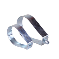Theone Collier de suspension pour tuyau en acier galvanisé électrolytique, 1/2"-4" Standard Métrique/Pouces