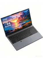 Ordinateur portable 15,6 pouces FHD IPS Intel Core I7 6500U Windows 10, boîtier en plastique, 8 Go DDR3, 512 Go SSD, clavier rétroéclairé, lecteur d'empreintes digitales
