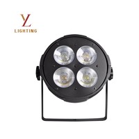 Projecteur de scène COB LED 4 yeux 200W à faisceau blanc chaud/froid avec zoom 15/25 en ABS+Fer