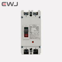 EWJ-PV100A 125A 160A 250A 400A 630A 800A 1000A 1250A 2P 3P 4P DC 500V 750V 1000V disjoncteur à boîtier moulé DC 1000v MCCB
