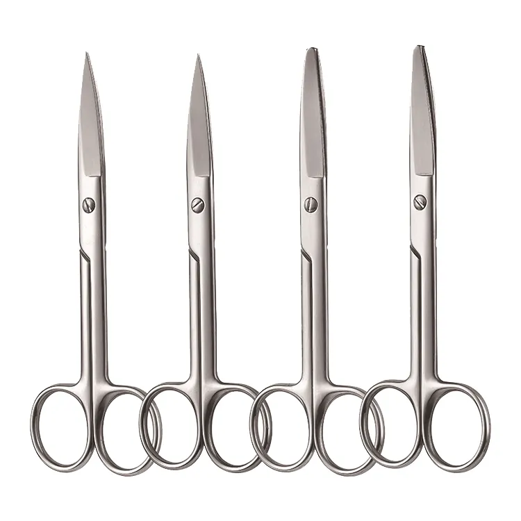 Medical Surgical Operating Instrument Straight or Curved Head Stainless Steel Surgery Scissors