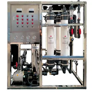 पेय फैक्टरी जल उपचार के लिए बड़े दबाव वाले पोत जल फ़िल्टर संयंत्र मशीन के साथ 35000LPH औद्योगिक आरओ सिस्टम