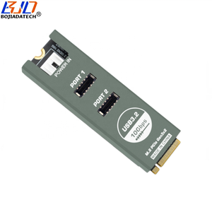 Nouvelle carte d'extension adaptateur M.2 NVMe M-Key avec 2 connecteurs USB <span class=keywords><strong>3.2</strong></span> Type-E (Type-C frontal) et boîtier en alliage d'aluminium - Product Image 5