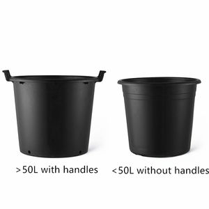 Seau de culture extérieur en gros, <span class=keywords><strong>pot</strong></span> de fleurs en <span class=keywords><strong>plastique</strong></span> noir de un gallon, jardinière en <span class=keywords><strong>plastique</strong></span> extra large, conteneur de plantation avec oreilles - Product Image 4