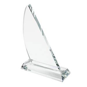 ถ้วยรางวัลแก้วเคลือบทองขนาด 190x120x10 มม. พร้อมพิมพ์ UV สำหรับแจกในงานแสดงสินค้าและของขวัญต้อนรับ - Product Image 3