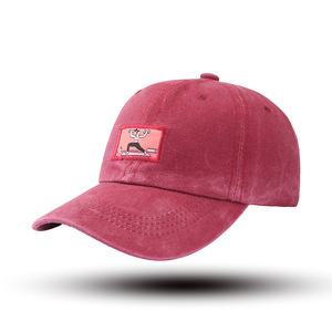 Casquette de baseball en coton lavé à profil bas, broderie personnalisée, chapeau de sport, casquette vintage personnalisée pour papa, en coton lavé, ajustable - Product Image 2