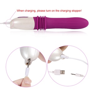 Venta al por mayor <span class=keywords><strong>G</strong></span> estimulador punto telescópica vibrante manos libres consolador vibrador del sexo juguetes de la máquina - Product Image 5