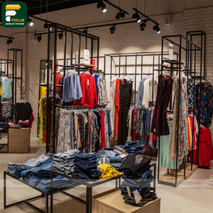 ชั้นวางเสื้อผ้าแบบหลายโซนสำหรับจัดแสดงสินค้าในร้านค้าปลีก - Product Image 4