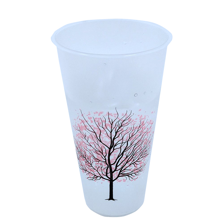 plastic cup reusable color changing plastic cup transparent plastic cup parts plastic injection