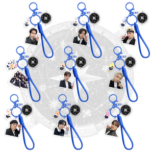 พวงกุญแจอะคริลิควง Stray Kids <span class=keywords><strong>ชาย</strong></span> แบงชาน ชางบิน ฟีลิกซ์ ฮัน สินค้าของสะสมดารา พวงกุญแจเชียร์วง - Product Image 1