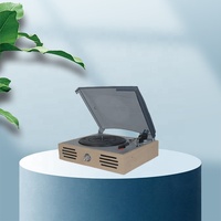 Tourne-disque DJ personnalisé pour la vente en gros, design tendance, lecteur de disques vinyles, radio rétro, gramophone, lecteur de CD