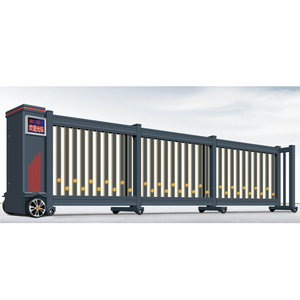 Motor telescópica <span class=keywords><strong>de</strong></span> puerta <span class=keywords><strong>de</strong></span> entrada <span class=keywords><strong>de</strong></span> acero con recubrimiento en polvo <span class=keywords><strong>de</strong></span> lujo, puerta <span class=keywords><strong>de</strong></span> entrada plegable <span class=keywords><strong>de</strong></span> acordeón automática moderna - Product Image 5