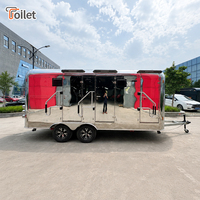 Remorque de toilettes mobiles de luxe VIP pour mariages en extérieur, avec miroir et 2 cabines, pour achat en gros
