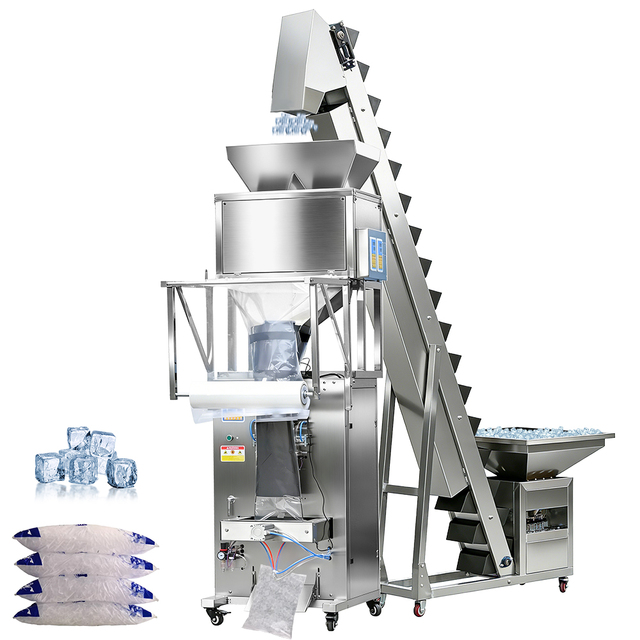 Multi-Function Ice Cube Packaging Machine Automatic Vertical