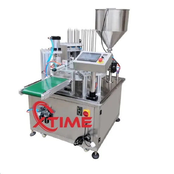 hot sale automatic cup / rotary cup / jelly cup filling sealing machine