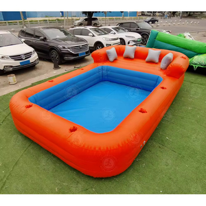 Divano Gonfiabile da Esterno <span class=keywords><strong>per</strong></span> Feste in Famiglia, Facile da Montare, Grande, Due in Uno: Divano e Piscina, Sedia a Sdraio di Lusso <span class=keywords><strong>per</strong></span> Feste in Piscina - Product Image 1