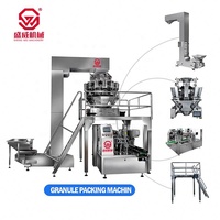Machine d'emballage avancée Shengwei pour sachets rotatifs à fermeture éclair, poudre protéinée, chips de patate douce, sachets Doypack refermables