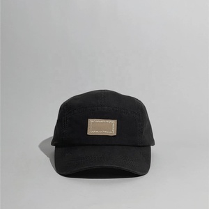 Logo de chemin de broderie à cinq panneaux en coton personnalisé casquette de camping bec de canard concevez votre propre casquettes à 5 panneaux - Product Image 2